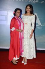 Sonam Kapoor, Shabana Azmi at Neerja film launch in Mumbai on 17th Dec 2015